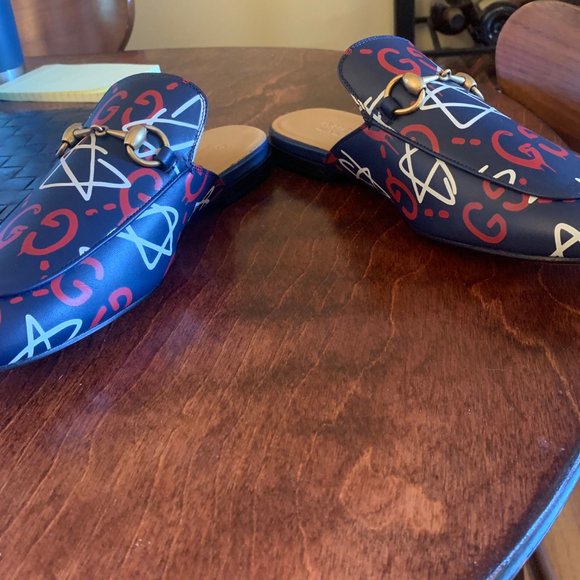 Gucci Princetown ghost graffiti W8 / M6.5 / 250mm - Picture 9 of 13